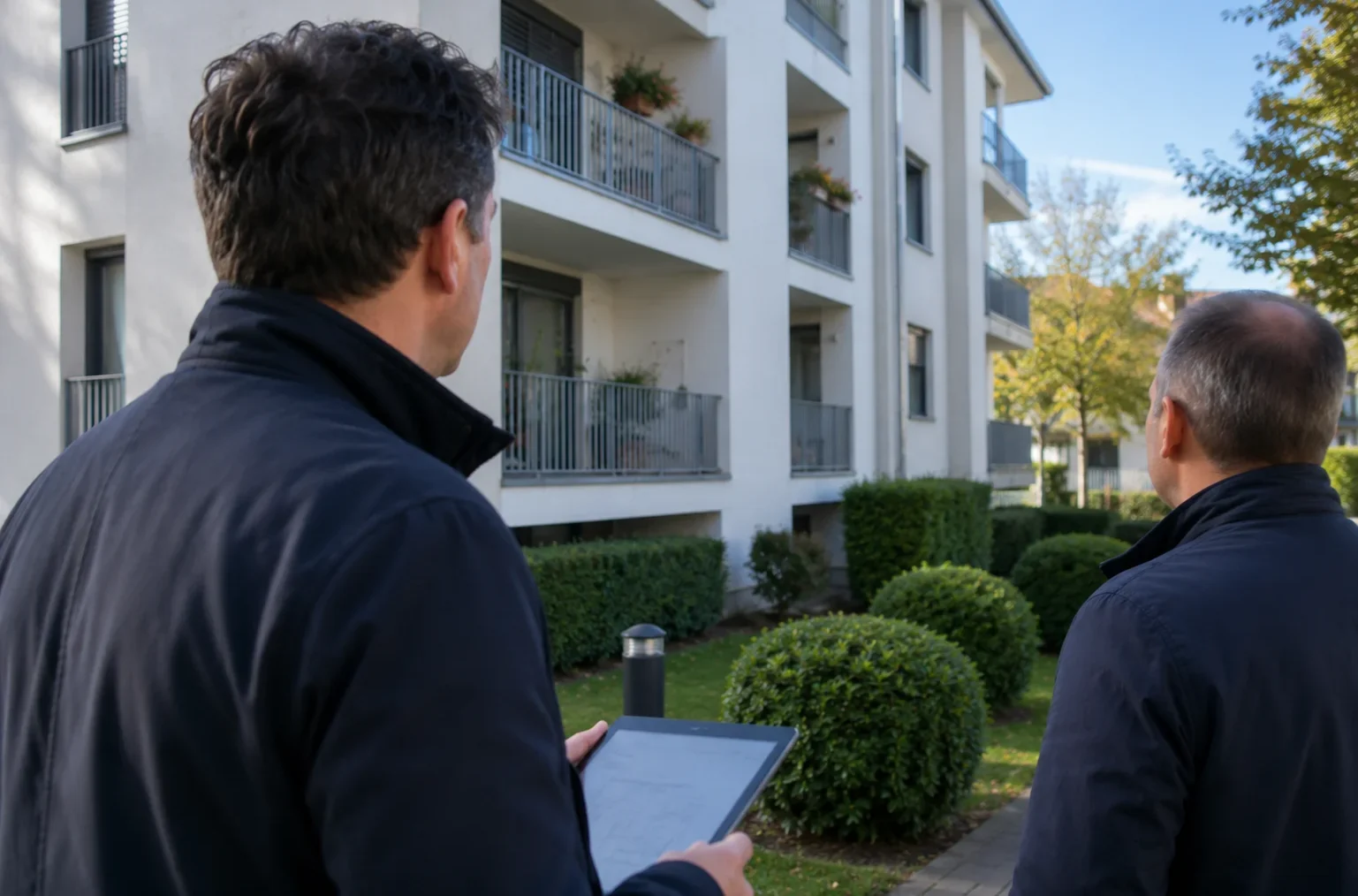 Objektbegehung im Rahmen der WEG-Verwaltung durch EIGENTUM-DIREKT
